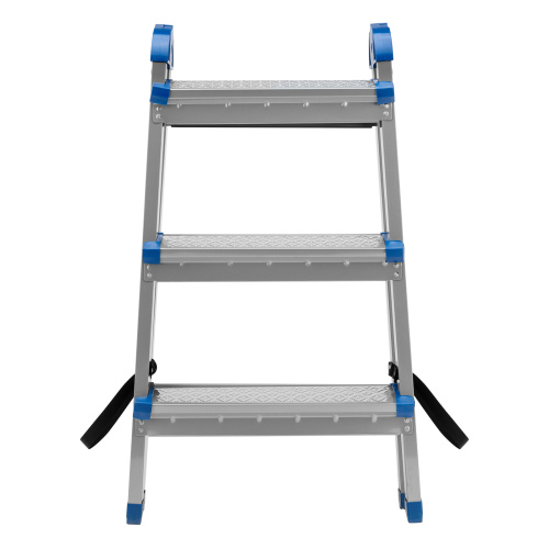 Стремянка двухсторонняя 3 ступени, сталь профиль, стальные ступени, Сибртех по ценам производителя в Воронеже с доставкой по всей России