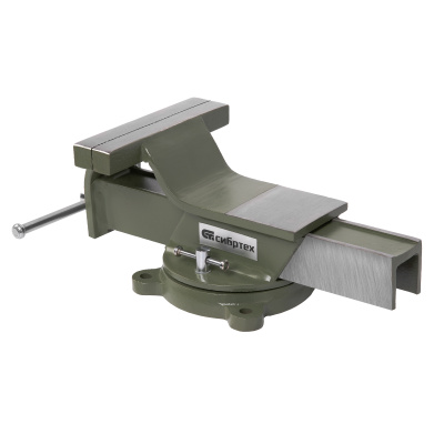 Тиски слесарные, 150 мм, стальные, поворотные Сибртех по ценам производителя в Воронеже с доставкой по всей России