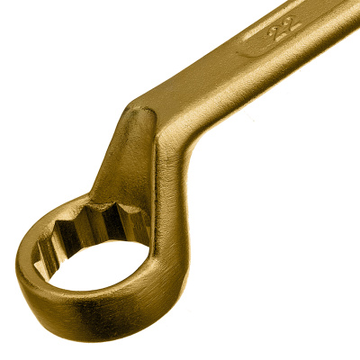 Ключ накидной, 20 х 22 мм, желтый цинк Сибртех по ценам производителя в Воронеже с доставкой по всей России