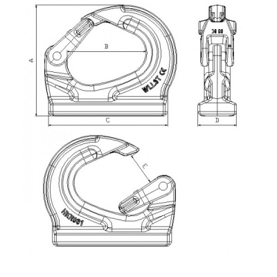 Крюк сварочный 2 т по ценам производителя в Воронеже с доставкой по всей России