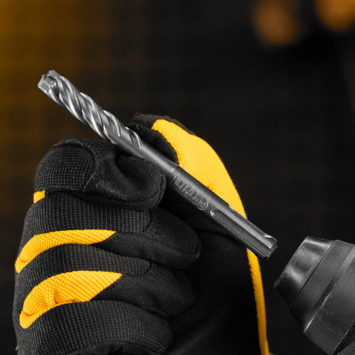 Бур по бетону, цельная крестовая пластина, 10x115 мм, SDS PLUS Denzel по ценам производителя в Воронеже с доставкой по всей России