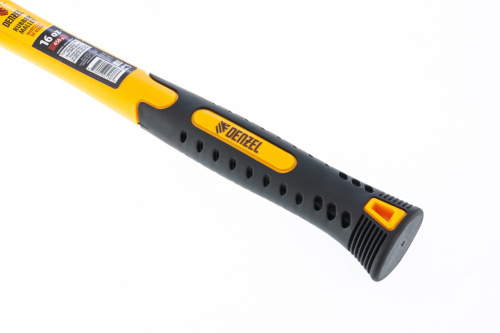 Киянка резиновая, 16 oz, белая резина, фибергласовая рукоятка Denzel по ценам производителя в Воронеже с доставкой по всей России