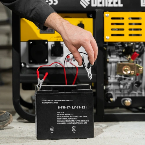 Генератор дизельный DES-55, 5,5 кВт, 230 В, 11 л, ручной стартер Denzel по ценам производителя в Воронеже с доставкой по всей России