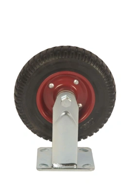 Колесо большегрузное неповоротное PF 200 200 мм резина с протектором (F) по ценам производителя в Воронеже с доставкой по всей России