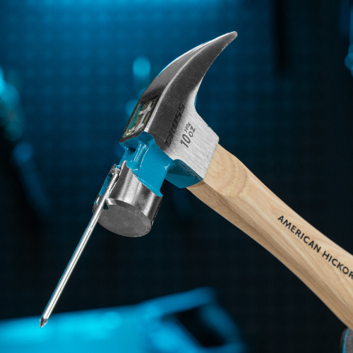 Молоток-гвоздодер, 280 г, угол 75, магнит, обрезиненная рукоятка American hickory GROSS по ценам производителя в Воронеже с доставкой по всей России