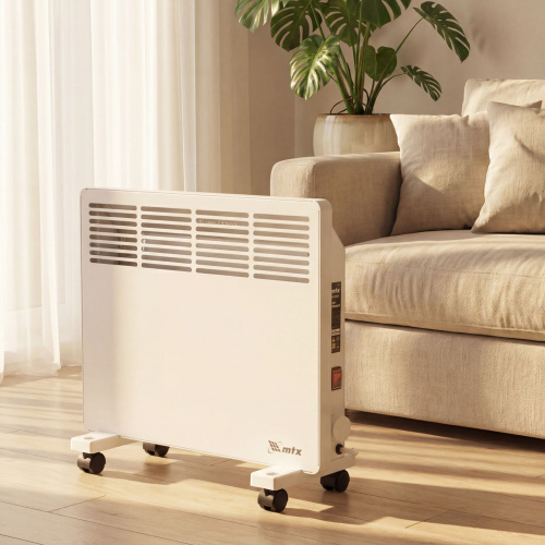 Конвектор электрический КМ-1000.1, 230 В, 1000 Вт, X-образный нагреватель, колеса, термостат MTX по ценам производителя в Воронеже с доставкой по всей России