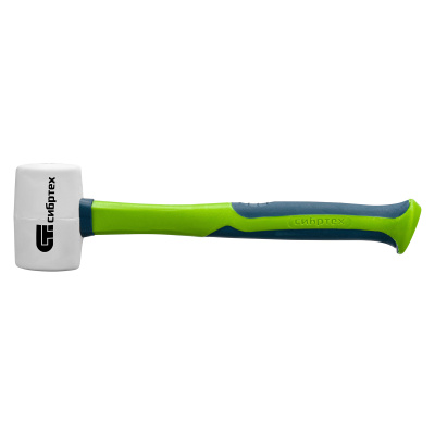 Киянка резиновая, 225 г, белая резина, фибергласовая рукоятка Сибртех по ценам производителя в Воронеже с доставкой по всей России