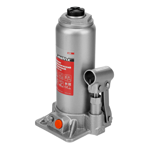Домкрат гидравлический бутылочный, 6 т, h подъема 216-413 мм Matrix по ценам производителя в Воронеже с доставкой по всей России