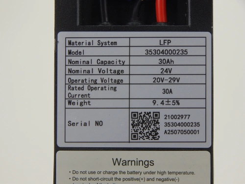 Аккумулятор литий-ионный (Li-ion) 24В/30Ач 520х85х195 для тележек CBD15W-II Li-ion по ценам производителя в Воронеже с доставкой по всей России