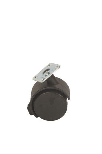 Колесо мебельное поворотное TWPB 50 50 мм с площадкой и тормозом по ценам производителя в Воронеже с доставкой по всей России