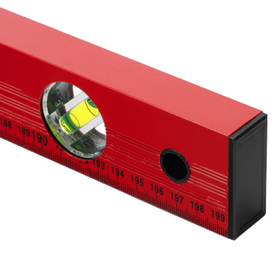 Уровень алюминиевый, 2000 мм, 3 глазка, красный, линейка Matrix по ценам производителя в Воронеже с доставкой по всей России