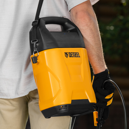 Опрыскиватель аккумуляторный D-5LI, 5 л, Li-Ion акк., 12 В, 2 Ач Denzel по ценам производителя в Воронеже с доставкой по всей России