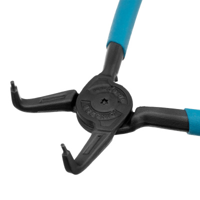 Съемник, 165 мм, для внутренних стопорных колец (19-60 мм) изогнутые губки (сжим) Gross по ценам производителя в Воронеже с доставкой по всей России