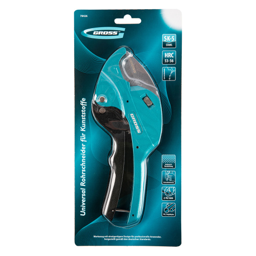 Ножницы для резки изделий из ПВХ, универсальные, D-42 мм, автомат Gross по ценам производителя в Воронеже с доставкой по всей России