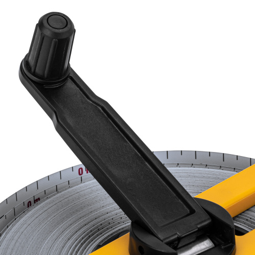 Рулетка геодезическая 50 м х 13 мм, открытый корпус, металлическая лента Denzel по ценам производителя в Воронеже с доставкой по всей России