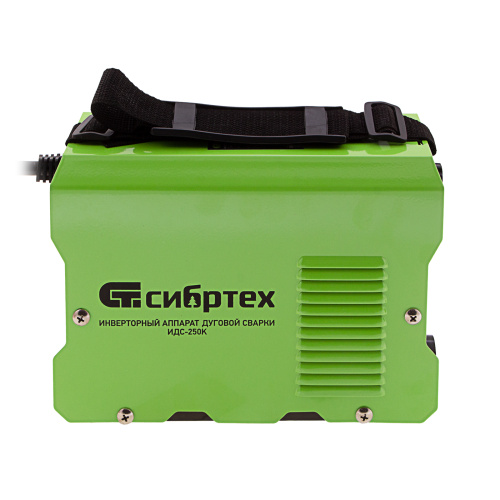 Инверторный аппарат дуговой сварки ИДС-250K, 250 А, ПВ 80%, диаметр электрода 1,6-5 мм Сибртех по ценам производителя в Воронеже с доставкой по всей России