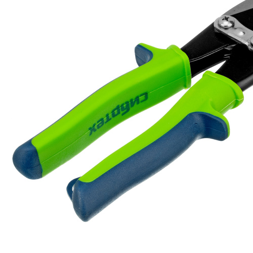 Ножницы по металлу, 250 мм, правый рез, сталь С55, двухкомпонентные рукоятки СИБРТЕХ по ценам производителя в Воронеже с доставкой по всей России