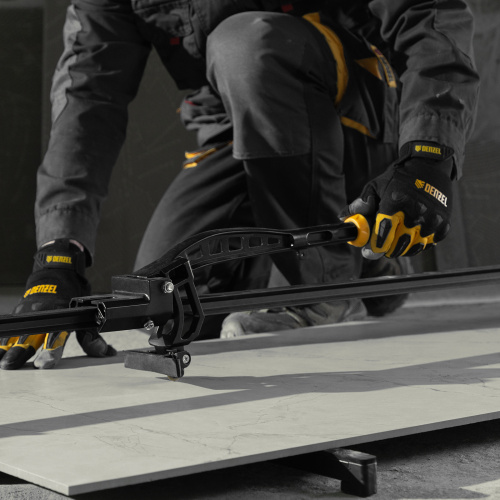 Плиткорез рельсовый 1200х16мм, каретка на подш., стальная станина, усил. рукоятка-пенал Denzel по ценам производителя в Воронеже с доставкой по всей России