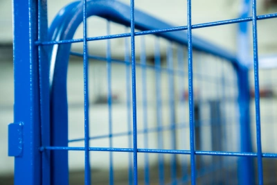 Тележка платформенная TOR ТП-2С (600х900) с бортами из сетки и двумя ручками (колеса 160 мм) по ценам производителя в Воронеже с доставкой по всей России