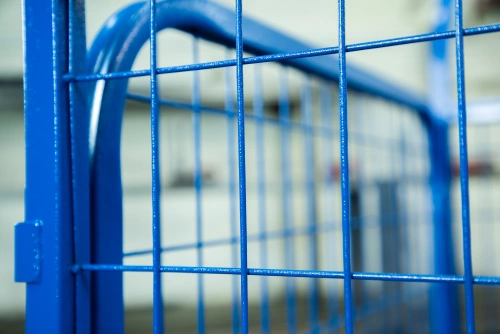 Тележка платформенная TOR ТП-2С (600х900) с бортами из сетки и двумя ручками (колеса 160 мм) по ценам производителя в Воронеже с доставкой по всей России