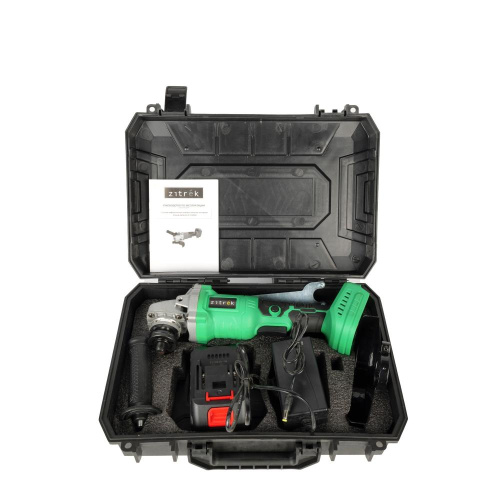 Углошлифовальная машина Zitrek ZKAG20-125 PRO (125мм, 20B, Li-Ion аккум. 4 Aч - 1шт, ЗУ, кейс) по ценам производителя в Воронеже с доставкой по всей России