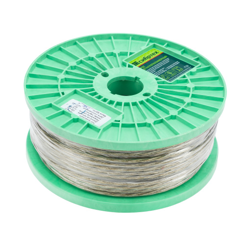 Трос металлополимерный прозрачный ПР-4.0, толщина 4.0 мм, катушка 100 метров Сибртех по ценам производителя в Воронеже с доставкой по всей России