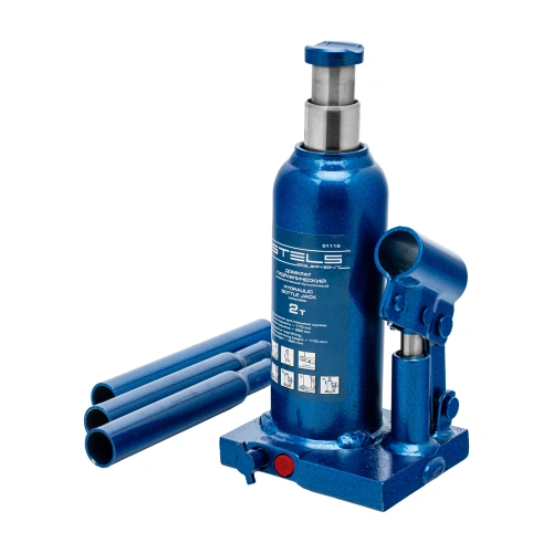 Домкрат гидравлический бутылочный телескопический, 2 т, H подъема 170-380 мм Stels по ценам производителя в Воронеже с доставкой по всей России