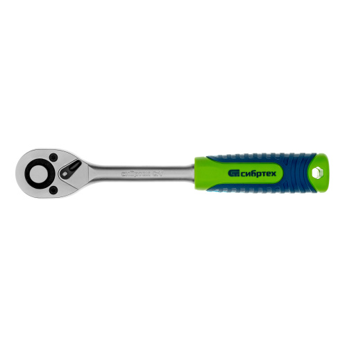 Ключ-трещотка 1/2", 45 зубьев, с быстрым сбросом, матовый хром Сибртех по ценам производителя в Воронеже с доставкой по всей России