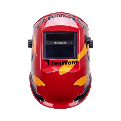 Маска сварщика КОРУНД-2 "огонь" (ф-р 7100V, пр-во FoxWeld/КНР),без коробки по ценам производителя в Воронеже с доставкой по всей России