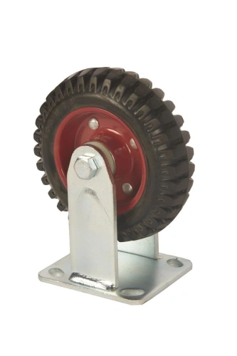 Колесо большегрузное неповоротное PF 160 150 мм резина с протектором (F) по ценам производителя в Воронеже с доставкой по всей России