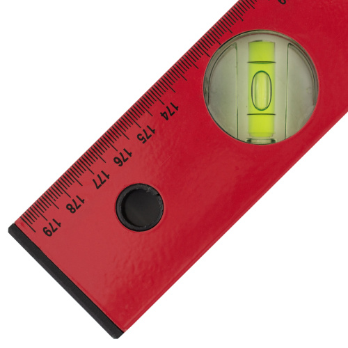 Уровень алюминиевый, 1800 мм, 3 глазка, красный, линейка MTX по ценам производителя в Воронеже с доставкой по всей России