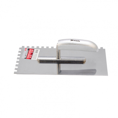 Гладилка из нержавеющей стали, 280 x 130 мм, деревянная ручка, зуб 8 x 8 мм Matrix по ценам производителя в Воронеже с доставкой по всей России