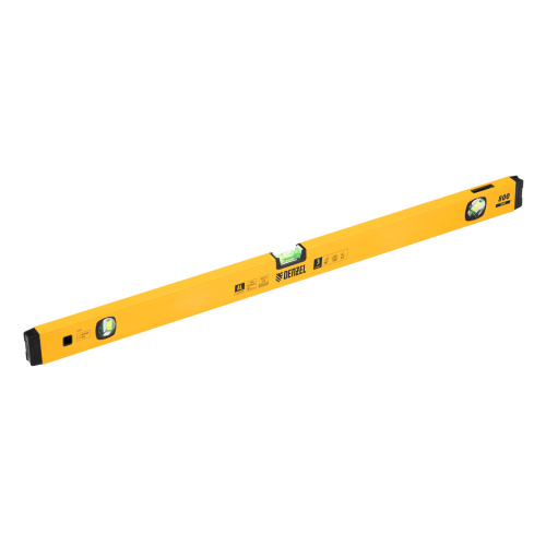 Уровень алюминиевый, магнит, фрезерованный, 3 глазка (1 зеркал.) 0,5 мм/м, 800 мм Denzel по ценам производителя в Воронеже с доставкой по всей России