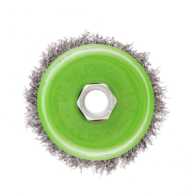 Щетка для УШМ, 75 мм, М14, "чашка", витая проволока 0.3 мм Сибртех по ценам производителя в Воронеже с доставкой по всей России