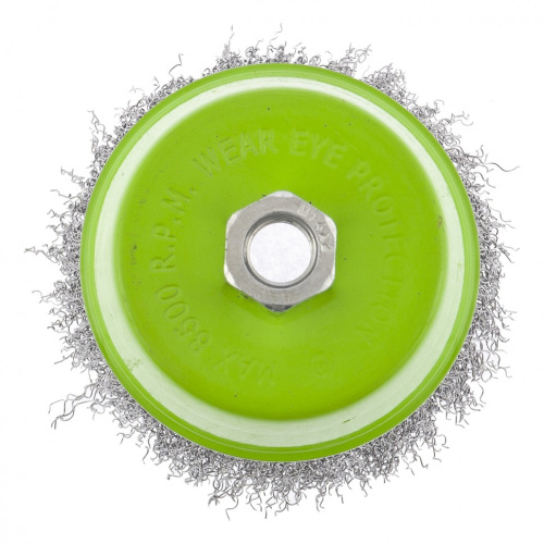 Щетка для УШМ, 100 мм, М14, "чашка", витая проволока Сибртех по ценам производителя в Воронеже с доставкой по всей России