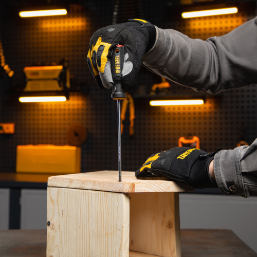 Отвертка PH1х150 мм, CrV, трехкомпонентная рукоятка Denzel по ценам производителя в Воронеже с доставкой по всей России