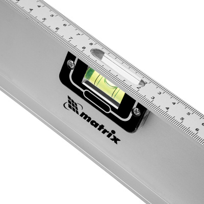 Уровень алюминиевый "Рельс", 800 мм, 3 глазка (1 поворотный) Matrix по ценам производителя в Воронеже с доставкой по всей России