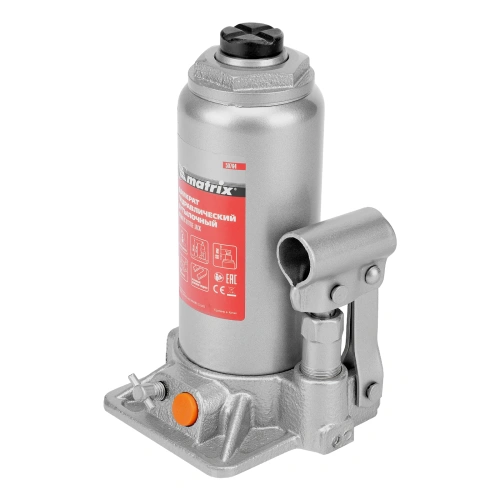 Домкрат гидравлический бутылочный, 5 т, h подъема 197-382 мм Matrix по ценам производителя в Воронеже с доставкой по всей России