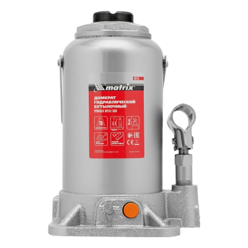 Домкрат гидравлический бутылочный, 20 т, h подъема 244-449 мм Matrix по ценам производителя в Воронеже с доставкой по всей России