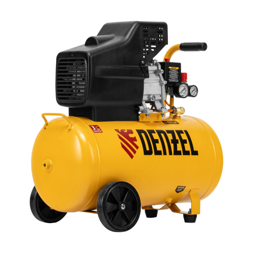 Компрессор воздушный, прямой привод DC1500/50, 1.5 кВт, 50 литров, 220 л/мин Denzel по ценам производителя в Воронеже с доставкой по всей России