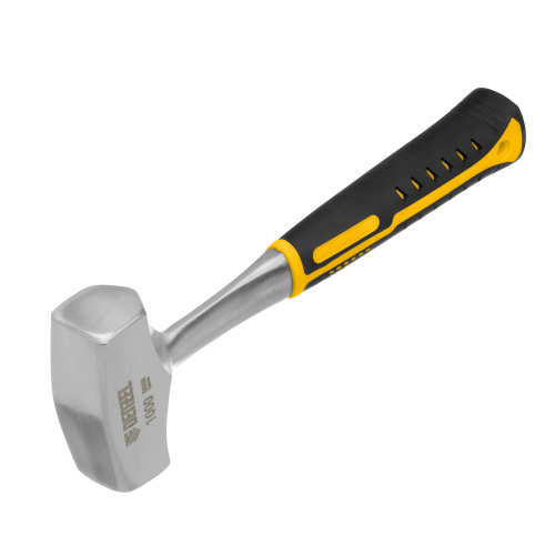 Кувалда 1 кг, цельнометаллическая, двухкомпонентная рукоятка Denzel по ценам производителя в Воронеже с доставкой по всей России