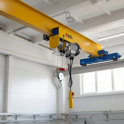 Тельфер электрический TF-800, 0.8 т, 1300 Вт, высота 12 м, 8 м/мин Denzel по ценам производителя в Воронеже с доставкой по всей России