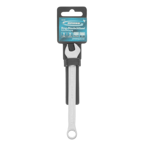 Ключ комбинированный 9 мм, CrV, холодный штамп Gross по ценам производителя в Воронеже с доставкой по всей России