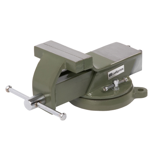 Тиски слесарные, 100 мм, стальные, поворотные Сибртех по ценам производителя в Воронеже с доставкой по всей России