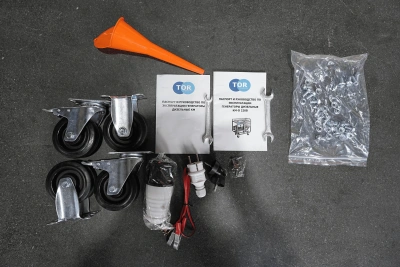 Генератор дизельный 7,0 кВт 220В с электростартером и колесами TOR KM7000D по ценам производителя в Воронеже с доставкой по всей России