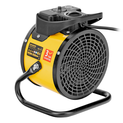 Тепловая пушка, керамический нагреватель (тепловентилятор) DHC 2-100, 230 В, 0.025/1/2 кВт Denzel купить в Москве с доставкой по всей России | ProtosMarket.ru