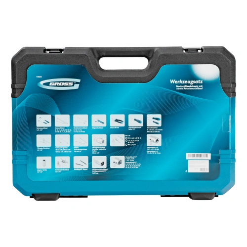 Набор инструментов, 1/4", 1/2", CrV, 120 зубьев, 101 предмет Gross по ценам производителя в Воронеже с доставкой по всей России