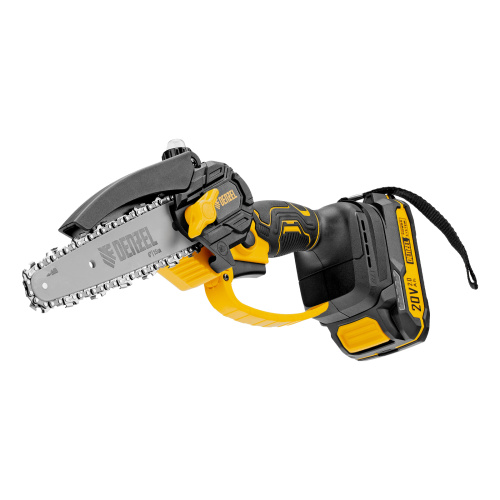 Цепная мини-пила аккумуляторная бесщет., CCS-150, шина 150 мм, Li-Ion, 20 В Denzel по ценам производителя в Воронеже с доставкой по всей России