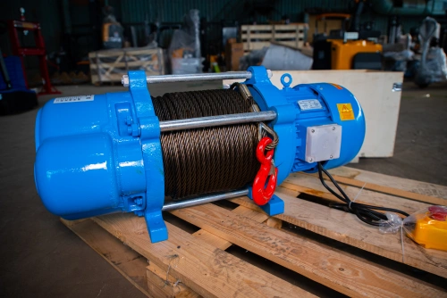 Лебедка электрическая 1000кг  70м с канатом 380В TOR KCD по ценам производителя в Воронеже с доставкой по всей России