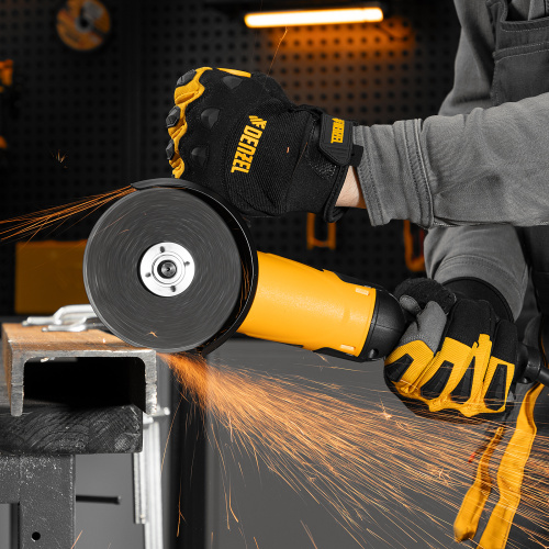 Машина шлифовальная угловая AG125-1100A, 1100 Вт, 125 мм, 3000-11000 об/мин Denzel по ценам производителя в Воронеже с доставкой по всей России